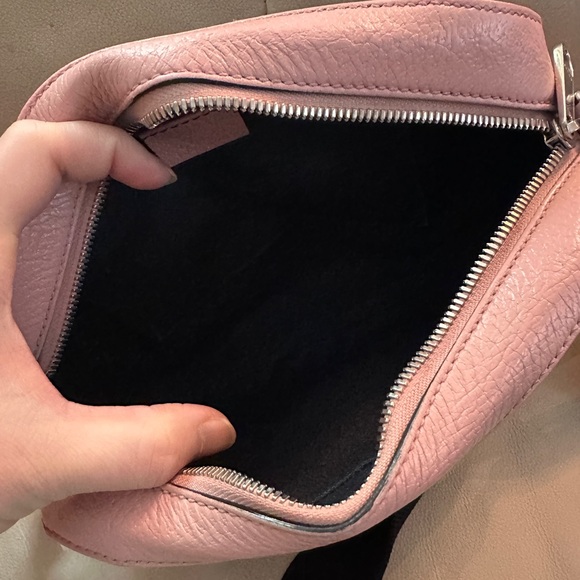 GUCCI GG Supreme Monogram Psychedelic Shoulder Bag Black Multicolor Sugar Pink - Picture 15 of 16